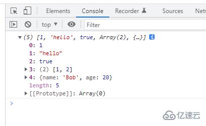 javascript數(shù)組里可不可以包含對象