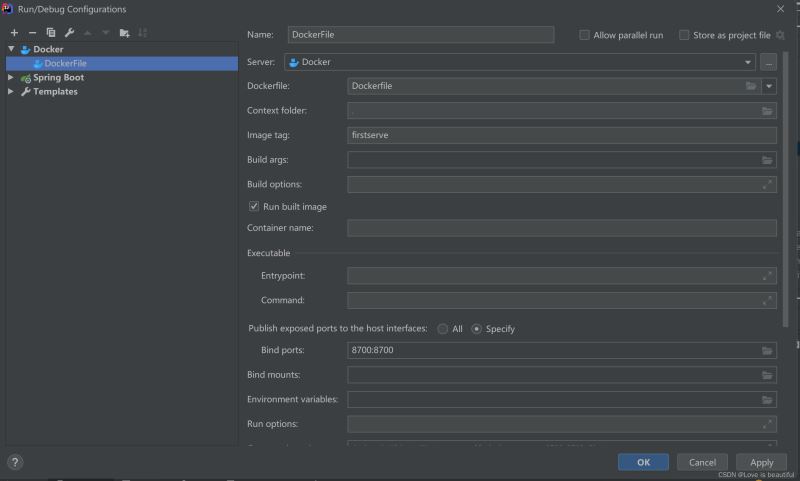 SpringBoot项目docker容器部署的示例分析