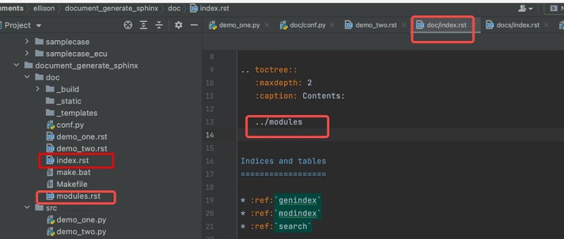 Sphinx怎么生成python文档