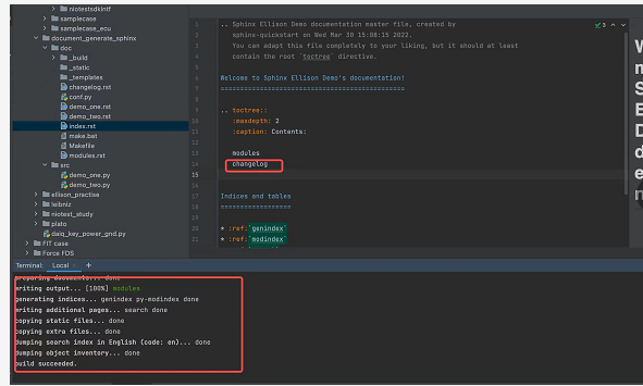 Sphinx怎么生成python文档