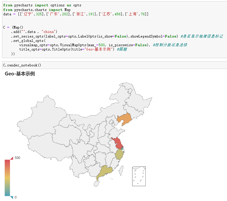 怎么取消pyecharts绘制地图时默认显示小圆点标识