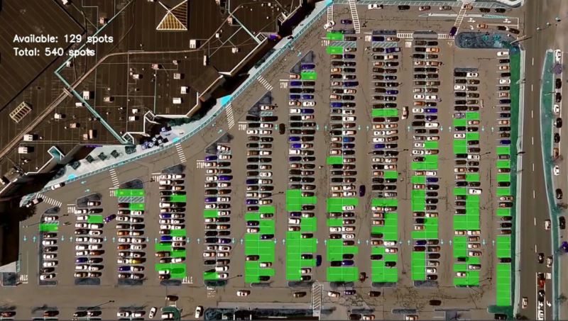 OpenCV停车场车位实时检测项目分析