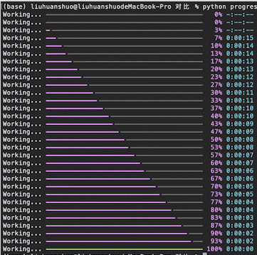 Python如何实现酷炫进度条