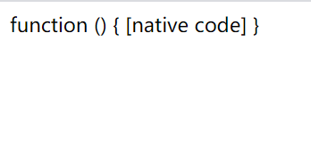 vue中出现function () { [native code] }错误怎么解决