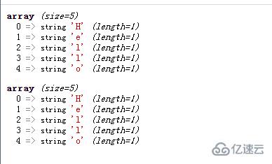 php字符串如何按位转为数组