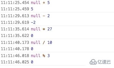 javascript中null是不是代表0