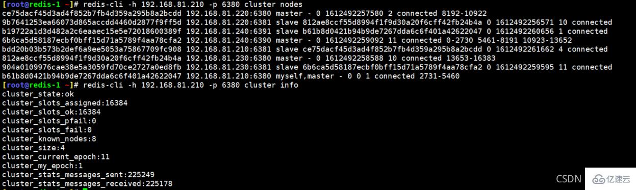 Redis Cluster集群收缩主从节点的方法