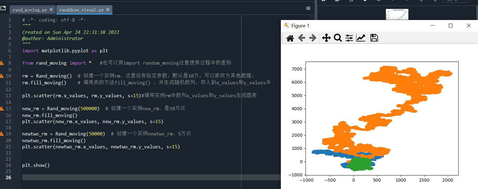 Python怎么利用随机函数生成变化图形