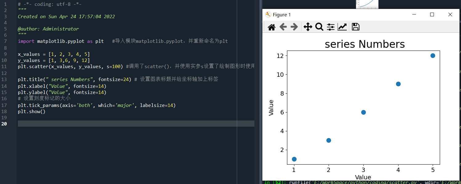 Python+matplotlib怎么实现简单曲线的绘制