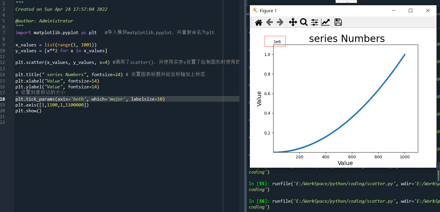 Python+matplotlib怎么实现简单曲线的绘制