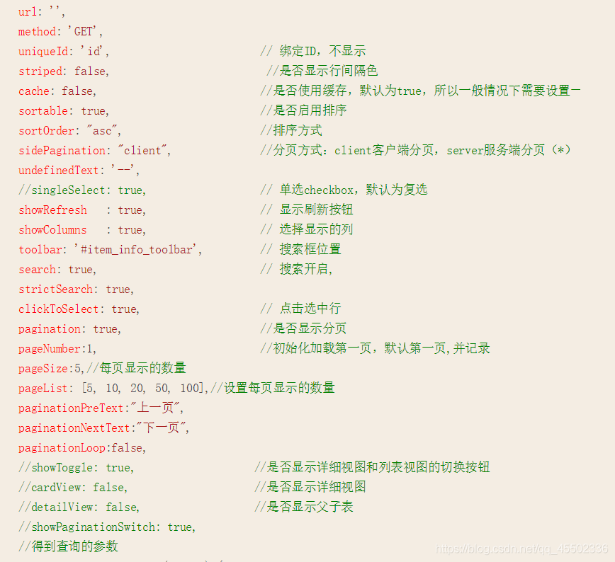 Vue怎么查询数据并通过bootstarp table渲染数据