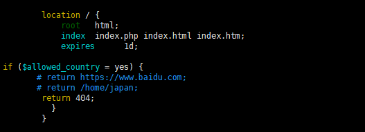 基于Nginx怎么禁止指定IP、国外IP访问网站  nginx 第4张