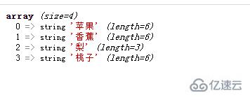 php数组的下标默认什么类型