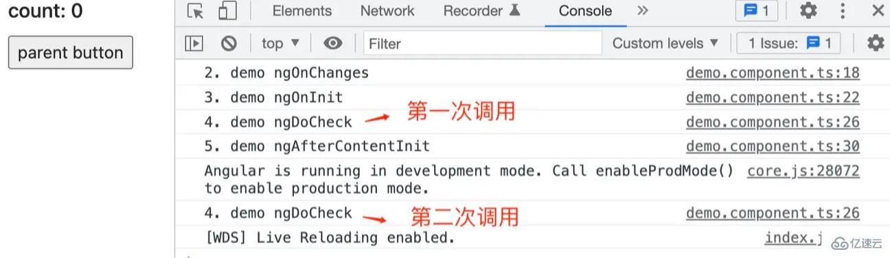 Angular中的生命周期实例分析