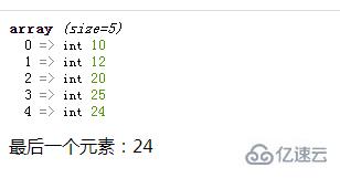 php如何求數(shù)組最后一位元素值