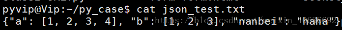 Python中的json操作实例分析