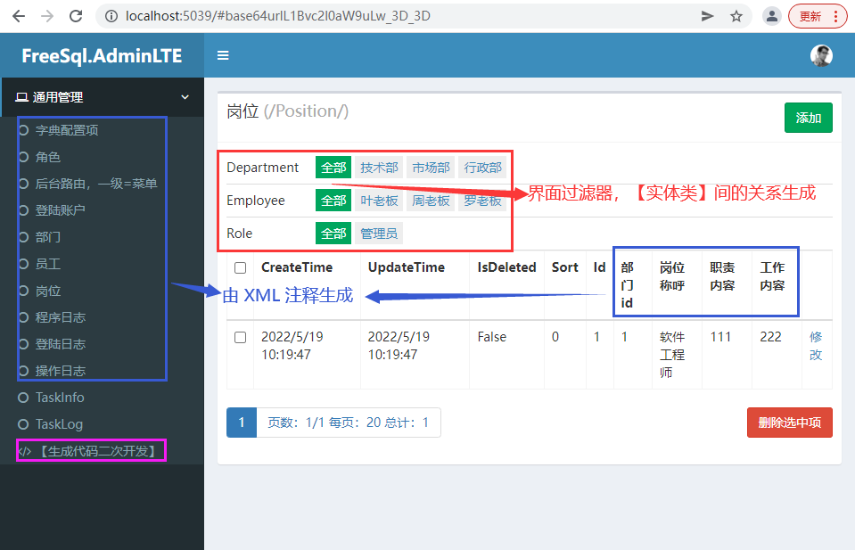 asp.net?core實體類怎么生產CRUD后臺管理界面