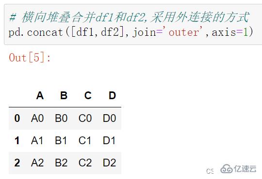 Python的concat与merge函数怎么使用