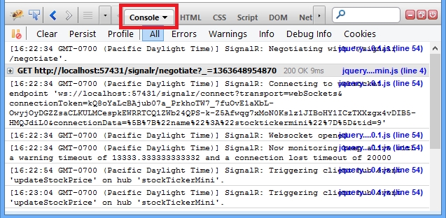 ASP.NET如何使用SignalR2实现服务器广播