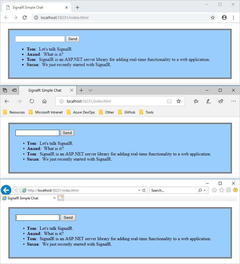 Asp.net如何通过SignalR2进行实时聊天