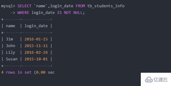 mysql如何查询空值  mysql 第1张