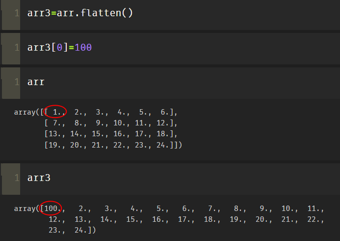 Python数组变形的实现方法有哪些