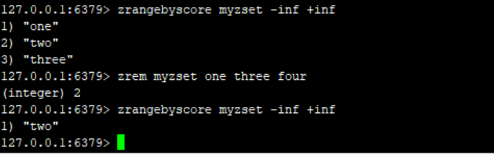 Redis基本数据类型Zset有序集合常用操作实例分析