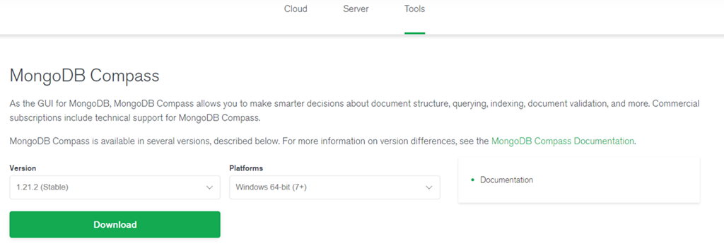 ＭongoDB可视化工具mongodb compass怎么使用