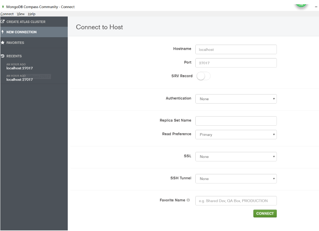 ＭongoDB可视化工具mongodb compass怎么使用  Ｍongodb 第2张