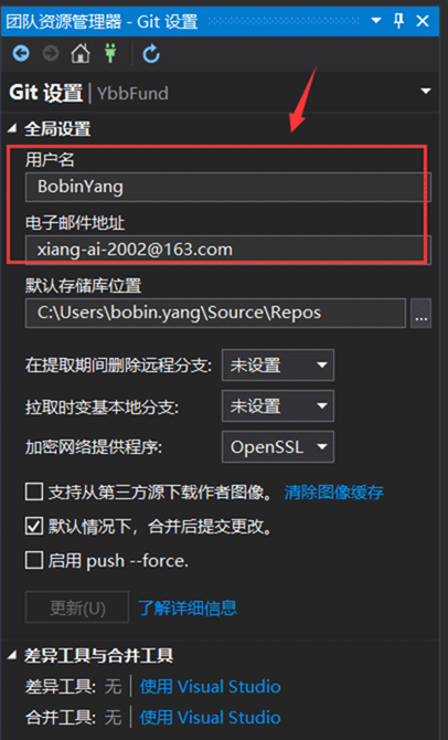 Visual Studio 2019中如何使用Git  visual studio 第8张