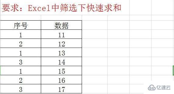 excel筛选求和函数怎么使用  excel 第1张