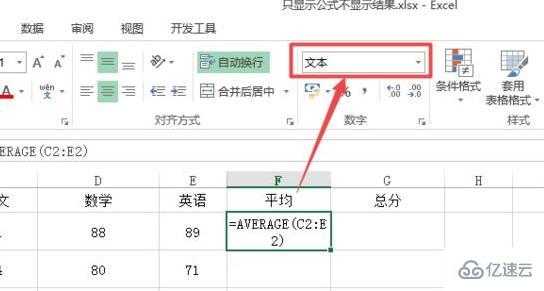 excel函數(shù)不顯示結(jié)果只顯示公式如何解決