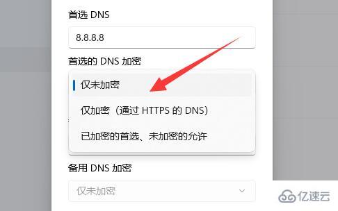 win11如何加密dns