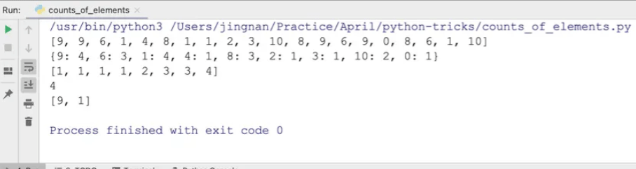 Python字符串,列表,字典和集合实例处理分析