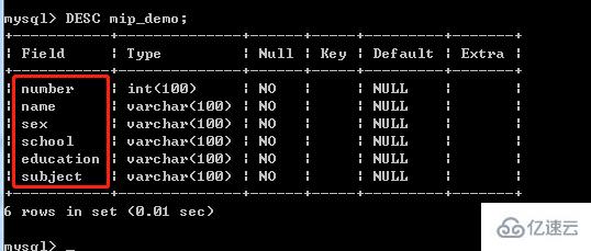 mysql如何查询字段名称  mysql 第4张