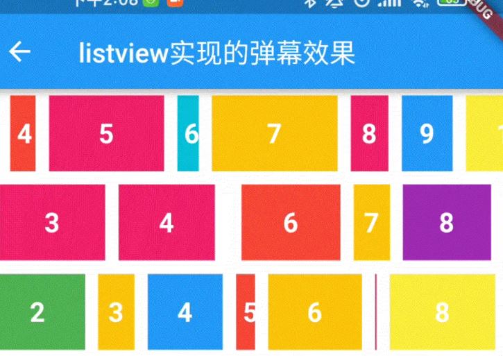 怎么使用Android Flutter实现弹幕效果  android 第2张