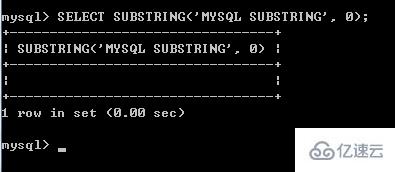 mysql substring()函數(shù)如何用