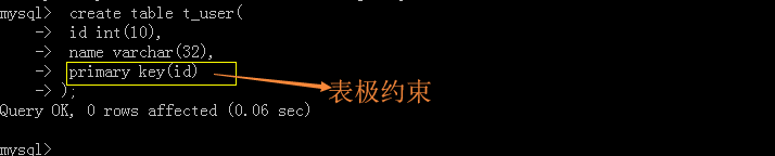 MySQL创建表时的条件有哪些