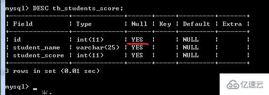 mysql如何将字段修改为not null  mysql 第2张