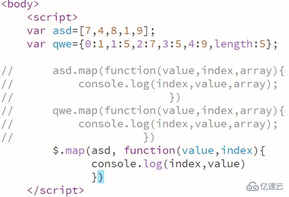 jquery中map返回使用的是什么