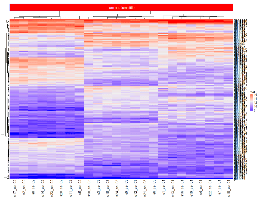 怎么使用ComplexHeatmap绘制单个热图  complexheatmap 第8张