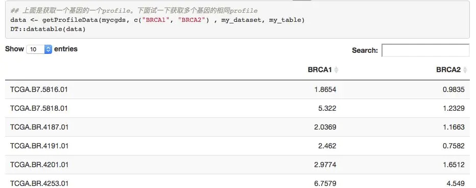 R语言怎么使用cgdsr包获取TCGA数据