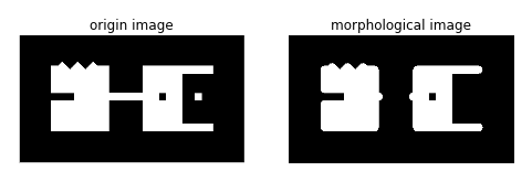 python之基本形態(tài)學(xué)濾波實(shí)例分析