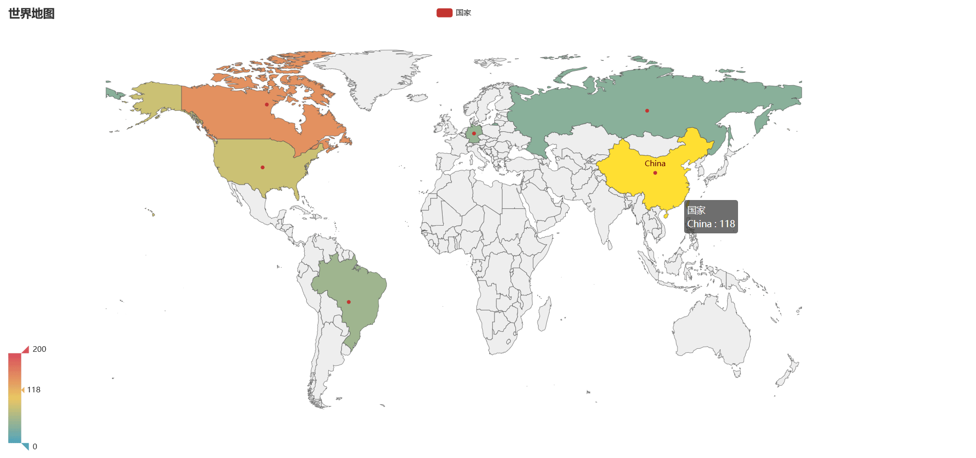 Python中怎么使用pyecharts绘制地理图表