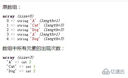 php如何判斷指定值在數(shù)組里出現(xiàn)了幾次