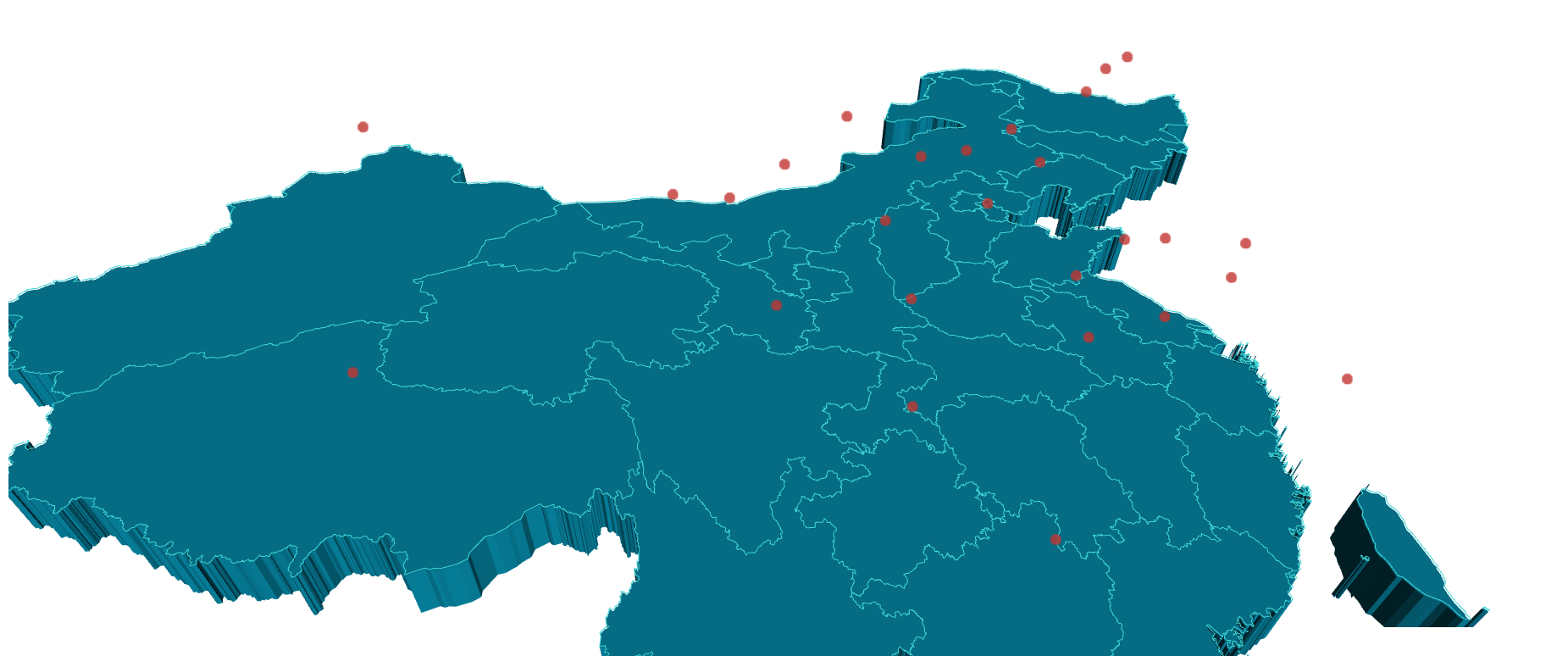 Python怎么使用pyecharts绘制地理图表