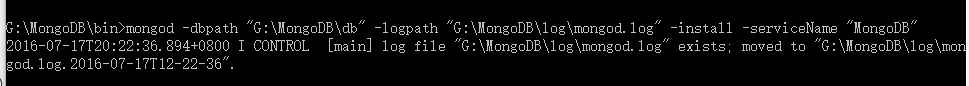 Window环境下如何配置Mongodb数据库