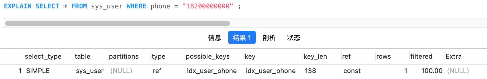 MySQL细数发生索引失效的情况实例分析