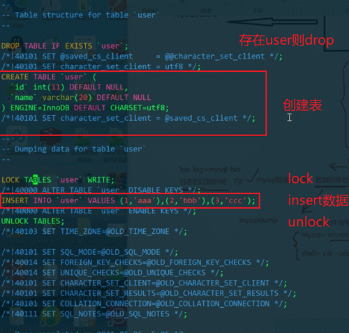 mysqldump如何进行数据备份