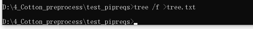 windows CMD生成文件夹树状图tree命令如何使用  cmd 第7张